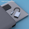 BENFEI Lecteur de Carte SD 4.0, Lecteur de Carte mémoire USB-C/USB-A 2-en-1, pour SDXC, SDHC, SD, MMC, RS-MMC, Micro SDXC, Micro