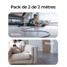 LISEN 240W Cable USB C Charge Rapide, 2m PD 5A Cable USB C vers USB C Câble USBC Chargeur Nylon Tressé pour iPhone 17 16 Samsung