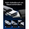 LISEN 240W Cable USB C Charge Rapide, 1m+1m PD 5A Cable USB C vers USB C Câble Chargeur USBC Nylon Tressé pour iPhone 17 16 Sams