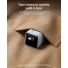 Anker Chargeur USB C à écran Intelligent 45W Nano, Recharge Rapide, Chargeur avec Reconnaissance Intelligente, Mode Care, Compac