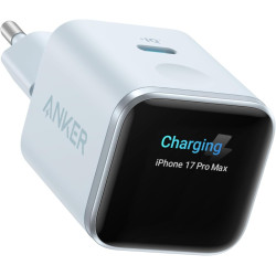 Anker Chargeur USB C à écran Intelligent 45W Nano, Recharge Rapide, Chargeur avec Reconnaissance Intelligente, Mode Care, Compac