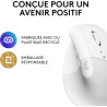 Logitech lift souris ergonomique verticale, sans fil, bleutooth ou récepteur usb logi bolt, silencieuse, 4 boutons, compatible a