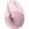 Logitech lift souris ergonomique verticale, sans fil, bleutooth ou récepteur usb logi bolt, silencieuse, 4 boutons, compatible a