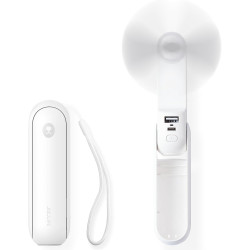 JISULIFE Ventilateur de Poche, Mini Ventilateur à Main Portable, à Piles Rechargeables par USB [14-21 heures], Ventilateur Perso