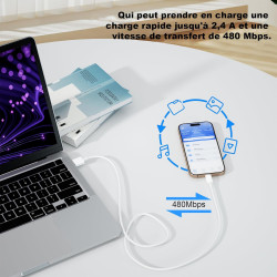 USB C Cable Quick Charge 3A, [3M/Pack of 2] Type to USB C Cable for iPhone 17 16 15 /Air/Plus/Pro Max, for Samsung Galaxy S22/S2