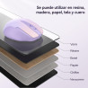 TECKNET Souris sans Fil, 2.4G Souris Optique 4000 DPI avec 6 Niveaux Réglable, Souris Ergonomique pour PC, Ordinateur Bureau/Por