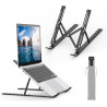 GRIFEMA GB1054B Support Ordinateur Portable Réglable, Support PC Pliable en Aluminium 7 Niveaux de Hauteur, Compatible MacBook A