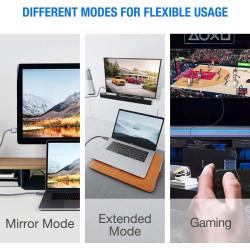 Snowkids Câble HDMI 4K 1.5M - Cable HDMI 2.0 par Ethernet en Nylon Tressé Supporte 3D/ Retour Audio - Cordon Hdmi pour Lecteur B