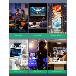 Southlight 10K 8K Câble HDMI 2.1 2M, 8K 60Hz 4K 120Hz 48Gbps Ultra Haut Débit HDR10+ ARC eARC HDCP 2.3 Compatible avec Netflix R