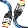 Southlight 10K 8K Câble HDMI 2.1 10M, 8K 60Hz 4K 120Hz 48Gbps Ultra Haut Débit HDR10+ ARC eARC HDCP 2.3 Compatible avec Netflix 