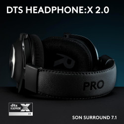Logitech G Pro X SE Casque Gaming Filaire avec Microphone Micro détachable DTS Headphone X 7.1 pour PC Xbox One Xbox Series X|S 