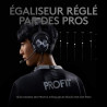 Logitech g pro x casque filaire gamer over-ear avec micro bleu vo!ce, dts headphone:x 2.0, transducteurs pro-g 50mm, son surroun