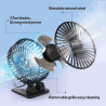 Petit ventilateur de bureau USB, petit mais puissant, mini ventilateur de refroidissement de table avec 3 vitesses de réglage à 