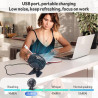 Mini Ventilateur Portable, Ventilateur Silencieux Usb, 3 Vitesses en un Seul Bouton, Petit Ventilateur Puissant, Mini ventilateu