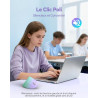 TECKNET Souris Verticale, 4800 DPI Souris sans Fil Ergonomique, Protège Le Bras, Souris sans Fil 6 Boutons pour PC, Mac, Vert Vi