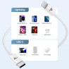 RAMPOW Cable iphone 1M【MFi Certifié C94】, Cable USB C vers Lightning Charge Rapide, Chargeur iPhone Power Delivery 3.0 pour iPho