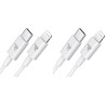 RAMPOW Cable iphone 1M【MFi Certifié C94】, Cable USB C vers Lightning Charge Rapide, Chargeur iPhone Power Delivery 3.0 pour iPho