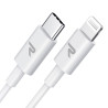 RAMPOW Cable USB C vers Lightning 2M, [C94 MFi Certifié] Cable Lightning Charge Rapide PD 3.0 pour iPhone 14/13/13 mini/13 Pro/1