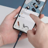 RAMPOW Câble USB C vers Lightning 2M MFi Certifié, Câble Lightning USB C Power Delivery Nylon Tressé pour iPhone 14/13/12/11/11 