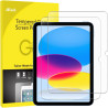 JETech Protection D'écran pour iPad (A16) 11ème/10ème Génération (2025/2022), Film de Protecteur en Verre Trempé, HD Clair, Lot 