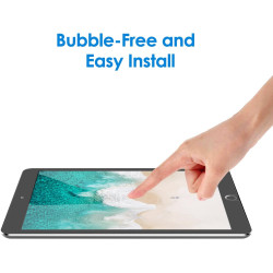 JETech Film de Protection Écran pour iPad Air 3 (10,5 Pouces Modèle 2019) et iPad Pro 10,5 (2017) en Verre Trempé, Lot de 2