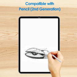 JETech Protection Écran Compatible avec iPad Air 5 (10,9-Pouces, Modèle 2022, 5e Génération), Film de Protection en Verre Trempé