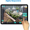 JETech Protection Écran Compatible avec iPad Air 5 (10,9-Pouces, Modèle 2022, 5e Génération), Film de Protection en Verre Trempé