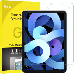 JETech Protection Écran pour iPad Air 5/4 (10,9-Pouces, Modèle 2022/2020, 5e/4e Génération), Film de Protection en Verre Trempé,
