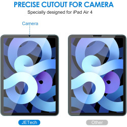 JETech Protection Écran pour iPad Air 5/4 (10,9-Pouces, Modèle 2022/2020, 5e/4e Génération), Film de Protection en Verre Trempé,