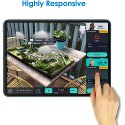 JETech Protection Écran pour iPad Air 5/4 (10,9-Pouces, Modèle 2022/2020, 5e/4e Génération), Film de Protection en Verre Trempé,