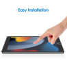 JETech Protection Écran pour iPad 9/8/7 (10,2 Pouces, Modèle 2021/2020/2019, 9ème/8ème/7ème Génération), Film de Protection en V