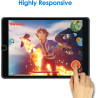 JETech Protection Écran pour iPad 9/8/7 (10,2 Pouces, Modèle 2021/2020/2019, 9ème/8ème/7ème Génération), Film de Protection en V
