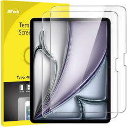 JETech Protection D'écran pour iPad Air 13 Pouces M4/M3/M2 (2026/2025/2024), Film en Verre Trempé 9H, HD Transparent, Lot de 2