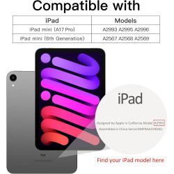 JETech Protection D'écran pour iPad mini (A17 Pro, Modèle 2024, 7ème Génération) / mini 6 (Modèle 2021, 6ème Génération), 8,3 Po