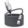 RAVIAD Câble Imprimante USB Extra Long [5M] Câble USB 2.0 A Mâle vers B Mâle Cable Scanner Cordon Imprimante Nylon Cable USB Typ