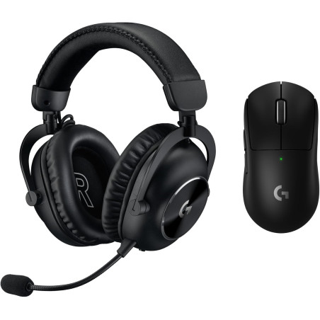 Logitech G PRO X SUPERLIGHT 2 LIGHTSPEED souris gaming sans fil, recharge USB-C, PC et Mac + PRO X TKL LIGHTSPEED casque gaming 