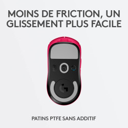 Logitech G Pro X Superlight Souris Gaming sans Fil, Ultra légère 63g, Capteur Hero 25K, 25 600 PPP, 5 Boutons Programmables, Lon