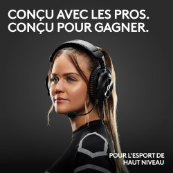 Logitech g pro x superlight 2 dex lightspeed, souris gaming sans fil, capteur 32k dpi, recharge usb-c + pro x 2 lightspeed casqu