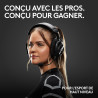 Logitech g pro x superlight 2 dex lightspeed, souris gaming sans fil, capteur 32k dpi, recharge usb-c + pro x 2 lightspeed casqu