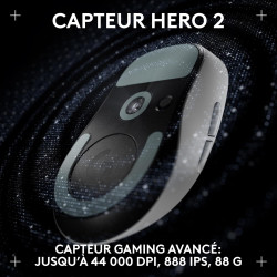 Logitech g pro x superlight 2 dex lightspeed, souris gaming sans fil, capteur 32k dpi, recharge usb-c + pro x 2 lightspeed casqu