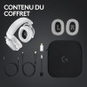 Logitech g pro x superlight 2 dex lightspeed, souris gaming sans fil, capteur 32k dpi, recharge usb-c + pro x 2 lightspeed casqu