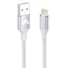 Câble iPhone, Chargeur iPhone 2M Câble Lightning USB [Certifié MFi] Cable iphone Charge Rapide Nylon Tressé Fil Chargeur iphone 