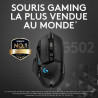 Logitech G G502 HERO Souris Gamer Filaire Haute Performance, Capteur Gaming HERO 25K, 25 600 PPP, RVB, Poids Ajustable, 11 Bouto