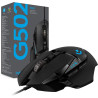 Logitech G G502 HERO Souris Gamer Filaire Haute Performance, Capteur Gaming HERO 25K, 25 600 PPP, RVB, Poids Ajustable, 11 Bouto