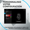 Logitech G G502 HERO souris gaming filaire avec boutons programmables et poids ajustables et G213 RVB clavier gaming rétroéclair