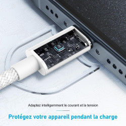Cable USB C vers USB C, 2m+3m Cable USB C Charge Rapide 60W pour Apple iPhone 17 16 15 Pro Max Pro Plus, pour iPad Pro/Air/Mini,