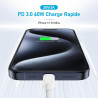 Cable USB C vers USB C, 2 Pack 3m Cable USB C Charge Rapide 60W pour Apple iPhone 17 16 15 Pro Max Pro Plus, pour iPad Pro/Air/M