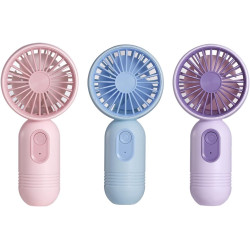 VanSmaGo Mini Ventilateur Portable Fan 3 Pack, Petit Ventilateur de Poche Main Portatif Avec 3 Vitesses, Adapté Aux Enfants, Adu