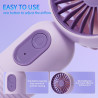 VanSmaGo Mini Ventilateur Portable Fan 3 Pack, Petit Ventilateur de Poche Main Portatif Avec 3 Vitesses, Adapté Aux Enfants, Adu