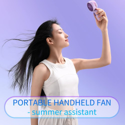 VanSmaGo Mini Ventilateur Portable Fan 3 Pack, Petit Ventilateur de Poche Main Portatif Avec 3 Vitesses, Adapté Aux Enfants, Adu